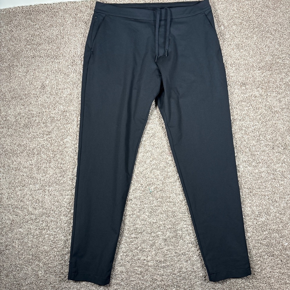 Ministry of Supply Kinetic Joggers Mens 34 Black Primeflex Stretch Pants B038